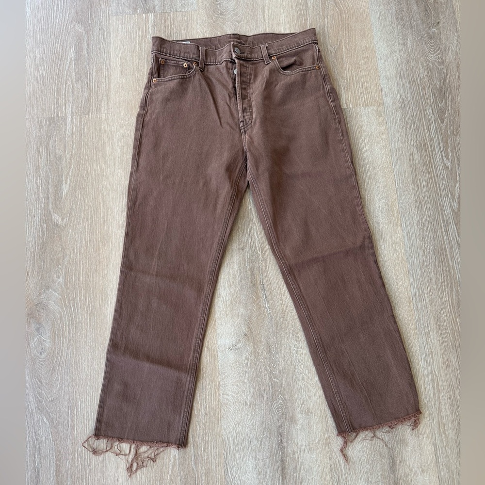 GAP high Rise Cheeky Straight Leg Jeans